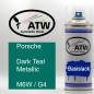 Preview: Porsche, Dark Teal Metallic, M6W / G4: 400ml Sprühdose, von ATW Autoteile West.